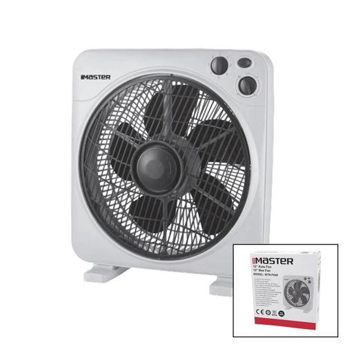 12 İNÇ  KUTU FAN  VANTİLATÖR  3 KADEME HIZ   5 PLASTİK KANAT  40W   60DK.ZAMAN AYARLI  MTR-F620 (536