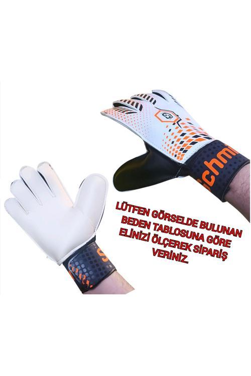 Çocuk Ve Yetişkin Kaleci Eldiveni Bilek Bandajlı Lateks Başlangıç Amatör Hobi Kullanımı