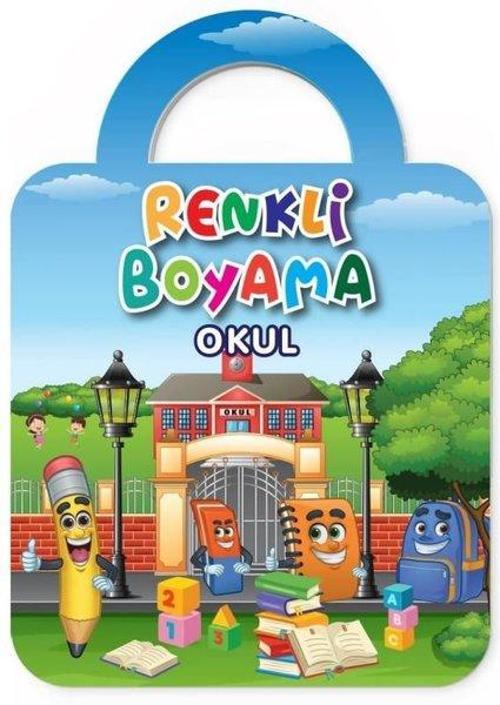 Okul - Renkli Boyama 2+