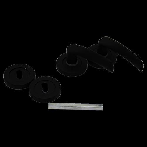 ÇELİKEL ERİŞ-10 AMERİKAN ODA KAPI KOLU SİYAH (5365)