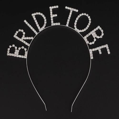 Kristal Taşlı Gümüş Renk Bride To Be Gelin Tacı (5365)