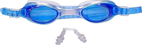 Yüzücü Gözlüğü Havuz Gözlüğü Deniz Gözlüğü + 1 Çift Kulak Tıkacı Taşıma Çantalı