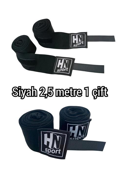 Boks Kick Boks Muay Thai Wushu Tüm Sporlar İçin Çocuk El Bandajı 2,5 M X 2 Adet Elastik Boks Bandajı