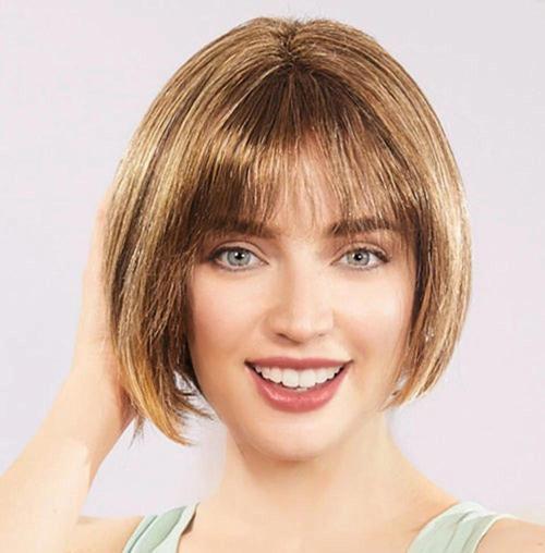 Açık Kahverengi Küt Parti Peruk Küt Saç (5365)