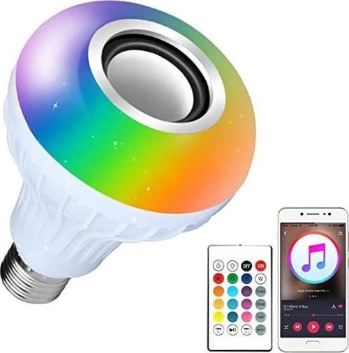 Bluetooth Hoparlör Akıllı Led Ampul Lamba (5365)
