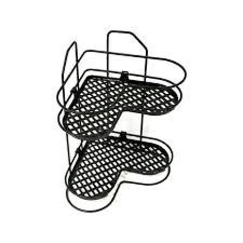 ZARİF 2Lİ KÖŞELK SİYAH BEYAZ KROM (5365)