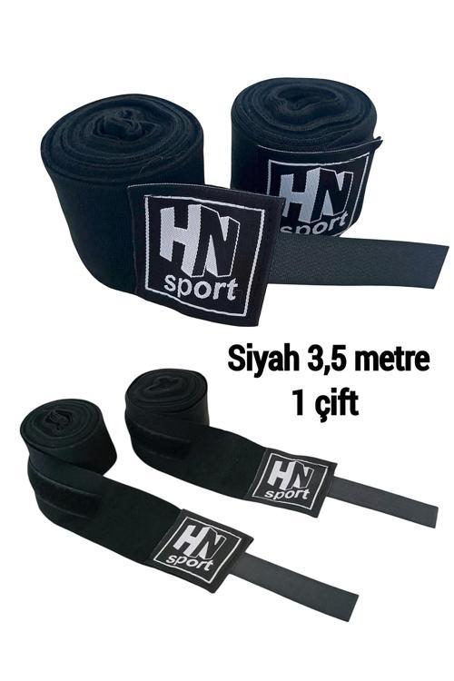 Boks Kick Boks Muay Thai Wushu Sanda Tüm Sporlar İçin El Bandajı 3,5 M X 2 Adet Elastik Boks Bandajı