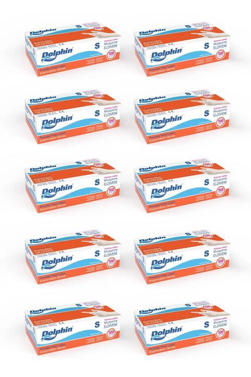 Pudrasız Lateks Muayene Eldiveni S Beden 100 Adet x 10 Paket - MDR