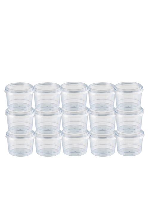 Kapaklı Silindir Kristal Tatlı Kasesi 180cc 15li