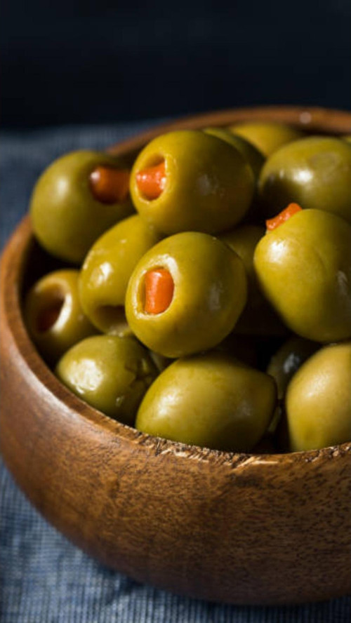 Biberli Yeşil Zeytin 1Kg.