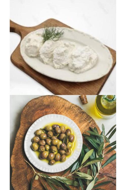 Tireçamur Peynir (500Gr) + Kırma Yeşil Zeytin (1Kg.)