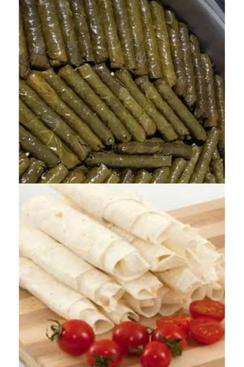 Yaprak Sarma Zeytinyağlı Özel (Pişmiş) 1Kg + Börek 3 Peynirli (24 Adet) 600Gr Pişmemiş (Çiğ)