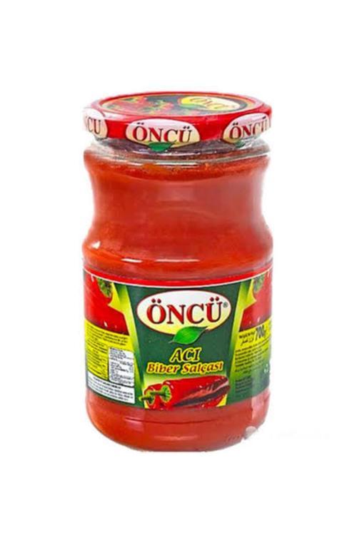 Öncü Acı Biber Salçası 700Gr. (Cam Kavanoz)