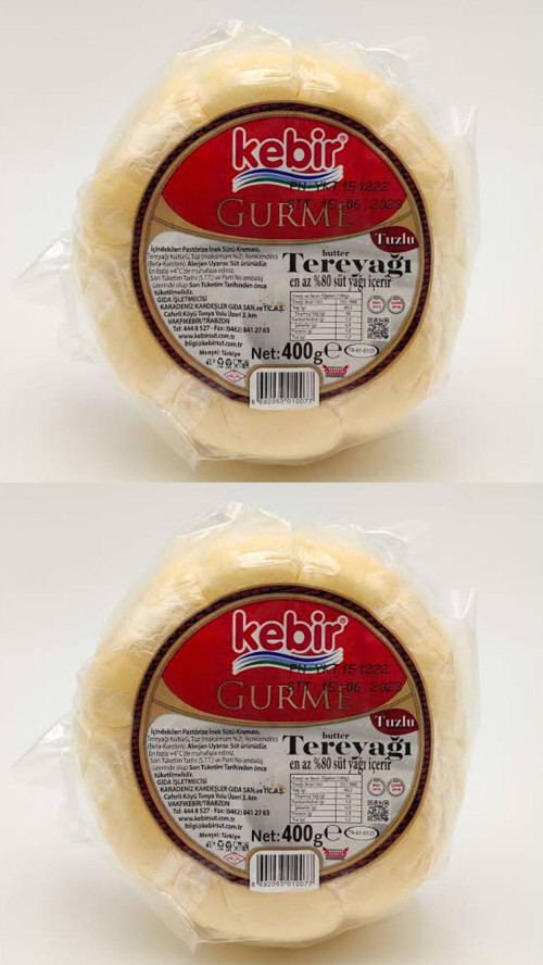Kebir Tuzlu Tereyağ (2X400Gr)
