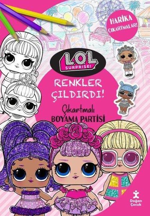 Lol Surprise! Renkler Çıldırdı! - Çıkartmalı Boyama Partisi  Partisi - Harika Çıkartmalar!