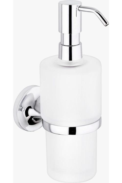 Adnoss Nero Krom Serisi Camlı Sıvı Sabunluk - Banyo Ve Wc Aksesuarları