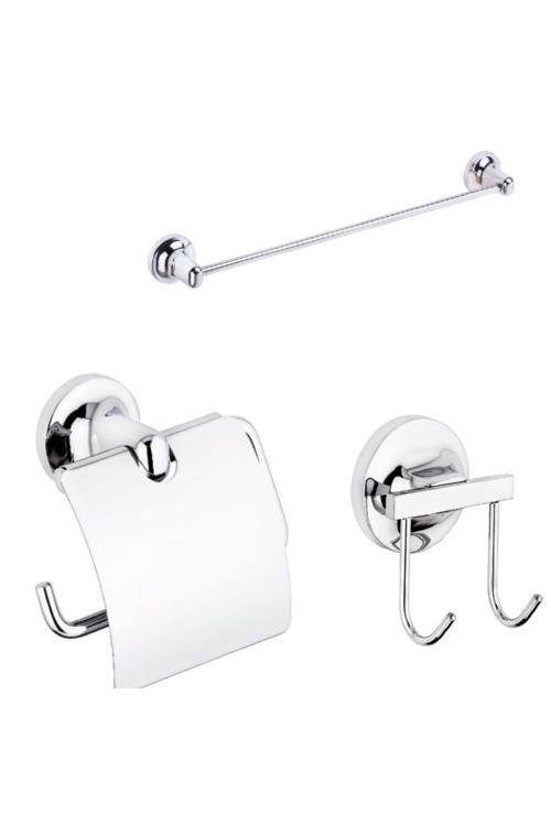 Adnoss Nero Tuvalet Kağıtlığı + Askılık + Havluluk