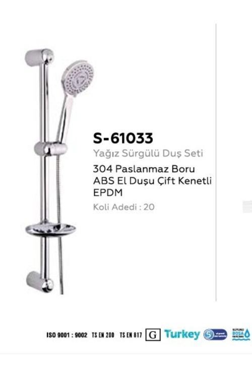 Adnoss Yağız Sürgülü Duş Seti S-61033