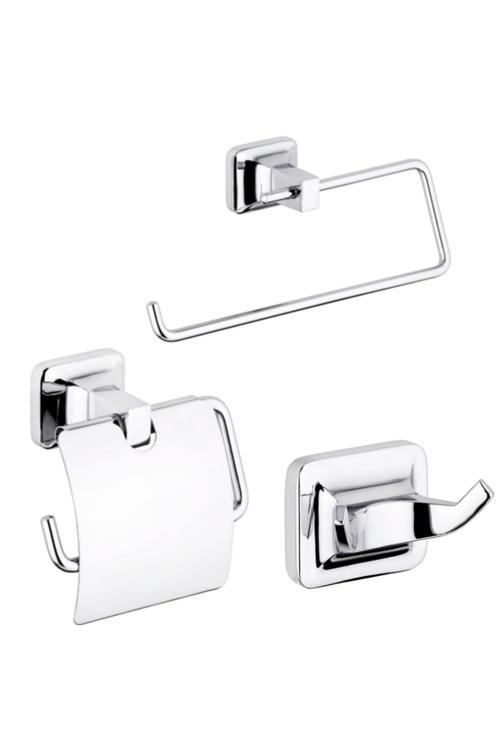 Adnoss Uno Tuvalet Kağıtlığı + Havluluk +Askılık