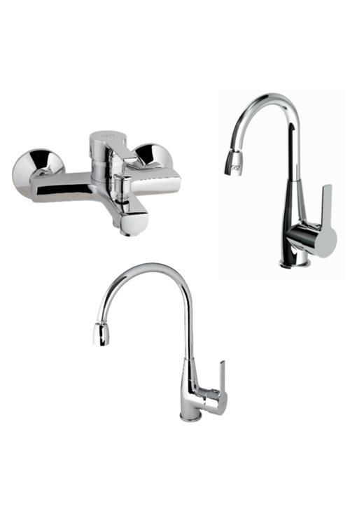 Adnoss Solus Banyo Bataryası Mbb55 Lavabo Bataryası Mtl55 Eviye Bataryası Mte55