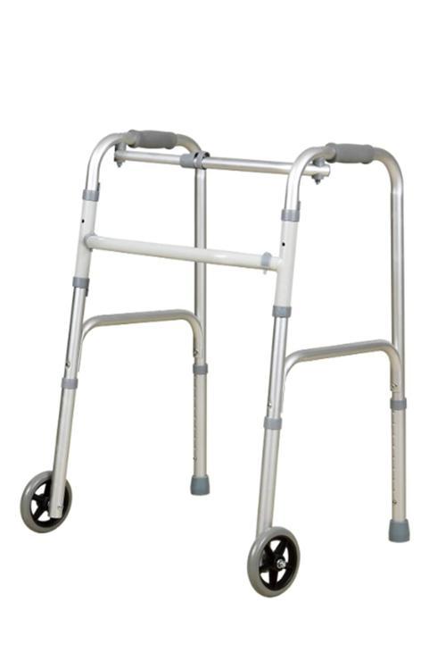 Walker Yürüteç Hareketli Katlanabilir Hasta Yürüteci 2 Tekerlekli Bme812