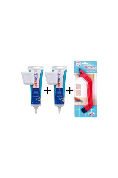 Adnoss Hazır Derz Dolgusu 360 Gram Sivri Uçlu Tüp Dolgu Krem (2 Adet) + Derz Kazıyıcı