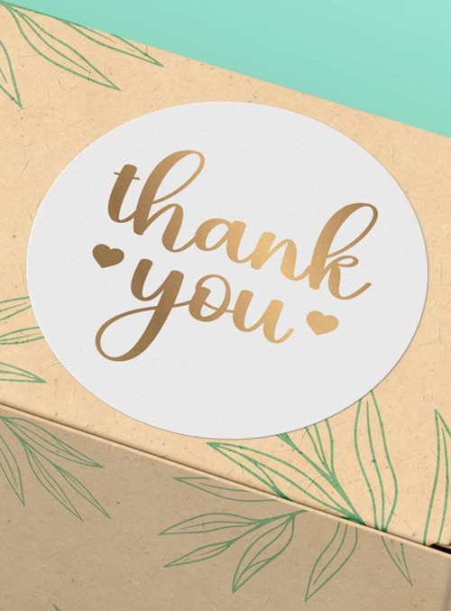4X4Cm - 45 Adet - Thank You Sticker Teşekkürler Etiketi Ambalaj Kargo Paketleme Etiketi Kuşe St2279