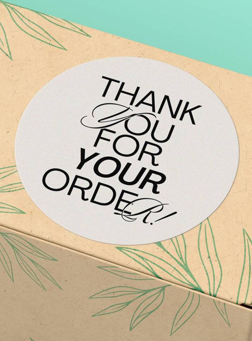 Thank You Sticker Teşekkürler Etiketi Paketleme Kargo Ambalaj Etiketi - 3X3Cm 90 Adet - St2186