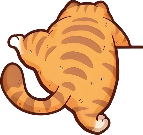 Tırmanan Kedi Sticker 14,2X13,5 Cm Su Geçirmez Yüksek Çözünürlüklü Araba Laptop Motor Kask Sticker