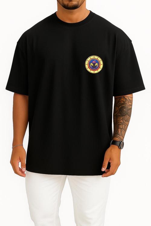 Oversize Tcg Anafartalar S356 Cep Tasarımlı Unisex T-Shirt