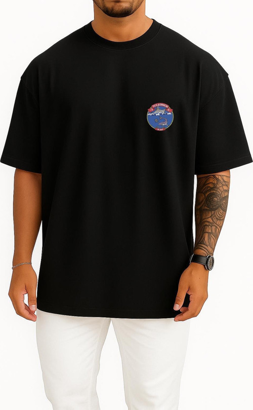 Oversize Tcg Edincik M260 Cep Tasarımlı Unisex T-Shirt