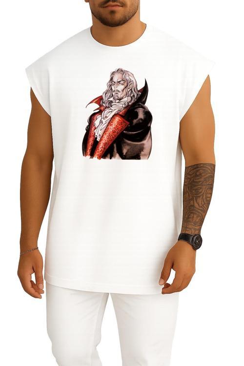 Oversize Count Dracula İllustration, Castlevania Göğüs Tasarımlı Atlet