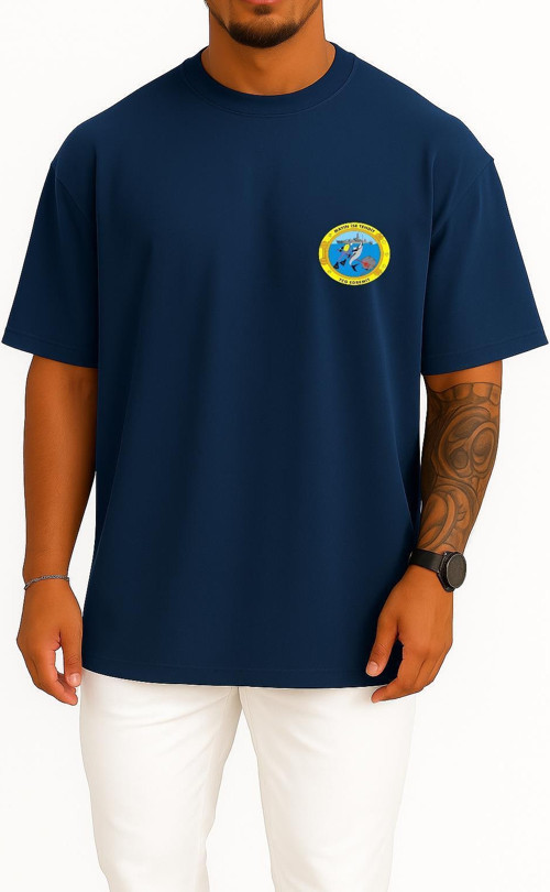 Oversize Tcg Edremit M261 Cep Tasarımlı Unisex T-Shirt