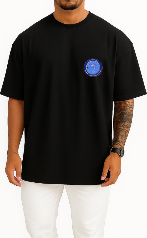 Oversize Tcg Akçakoca M268 Cep Tasarımlı Unisex T-Shirt