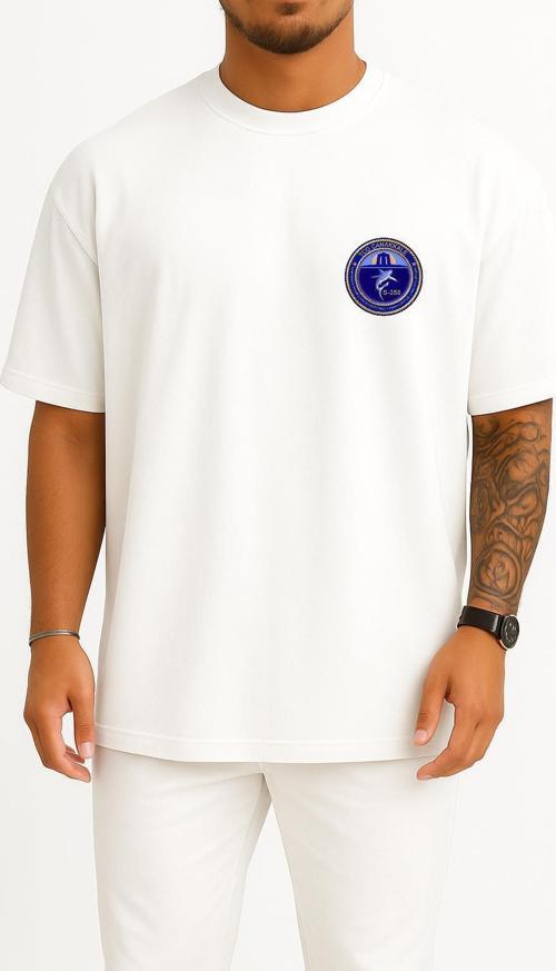 Oversize Tcg Çanakkale S358 Cep Tasarımlı Unisex T-Shirt