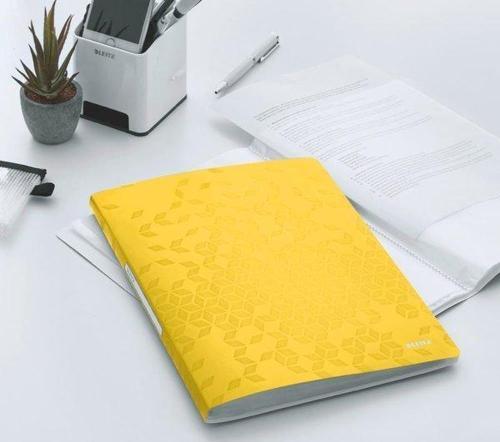 Active Leitz WOW Sunum Dosyası 20 Poşetli-Met.Sarı
