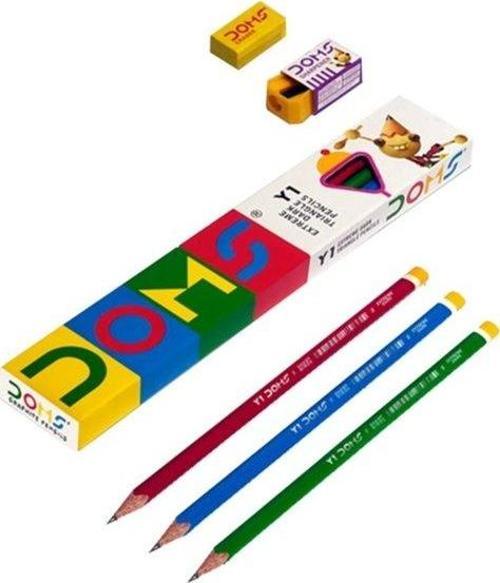 DO7151 Y1 Kurşun Kalem 12'li + Silgi + Kalemtraş
