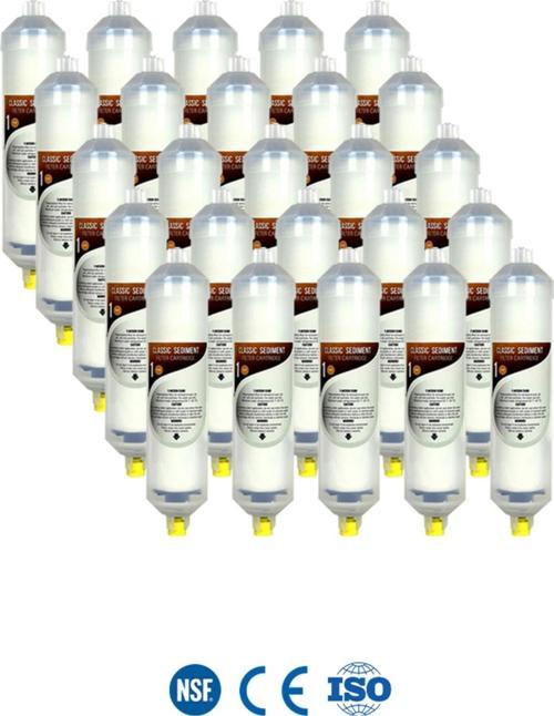 Kapalı Kasa Su Arıtma Cihazı Yeni Seri İnline 5 Aşamalı Filtre 25 Takım Set