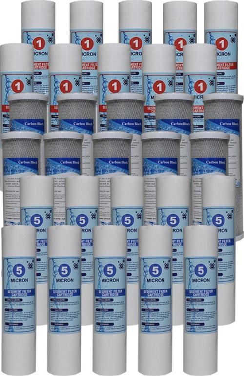 Açık Kasa Su Arıtma Cihazı Filtresi Ekonomik Paket 10 Takım