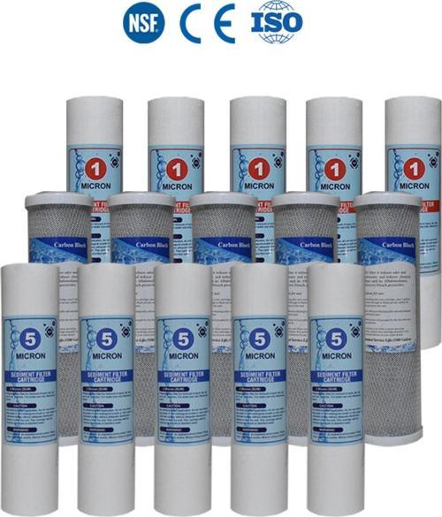 Açık Kasa Su Arıtma Cihazı Filtresi Ekonomik Paket 5 Takım