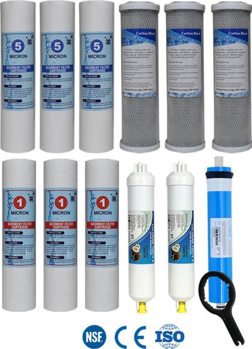 Açık Kasa Su Arıtma Cihazı Vontron Membranlı Filtre Seti 10 İnc Avantaj Paket