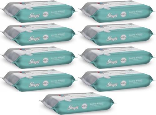 Perine Bölgesi ve Vücut Temizleme Islak Mendil Havlu 50 Yaprak (Ebat 4XL) (9 Lu Set)