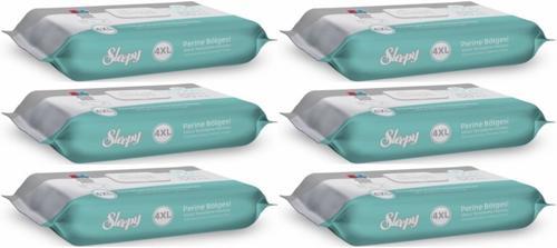 Perine Bölgesi ve Vücut Temizleme Islak Mendil Havlu 50 Yaprak (Ebat 4XL) (6 Lı Set)