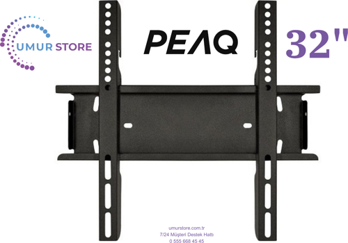 PEAQ PQ32DAL04 32 inç 80 Ekran Uydu Alıcılı HDR D-Dual 32”, 39”, 40” Uyumlu Lcd Led TV Sabit Duvar A