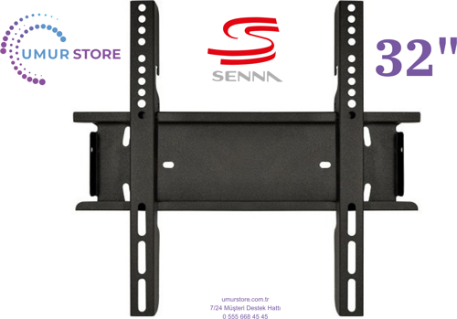 Senna SN5000H 32inc Uydu Alıcılı 32”, 39”, 40” Uyumlu Lcd Led TV Sabit Duvar Askı Aparatı