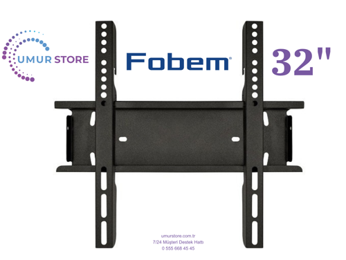 Fobem ML32EW2000 32" 82cm Ekran HD Ready Whale OS Smart 32”, 39”, 40” Uyumlu Lcd Led TV Sabit Duvar