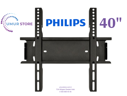 Philips 40PFS6000/62 40" 102 Ekran Uydu Alıcılı Full HD 32”, 39”, 40” Uyumlu Lcd Led TV Sabit Duvar 
