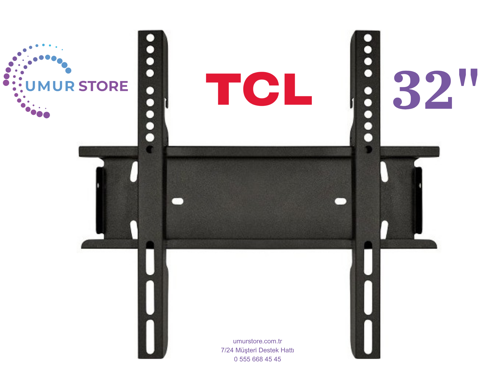 TCL 32S5K Full HD 32" 82 Ekran Uydu Alıcılı Google Smart 32”, 39”, 40” Uyumlu Lcd Led TV Sabit Duvar