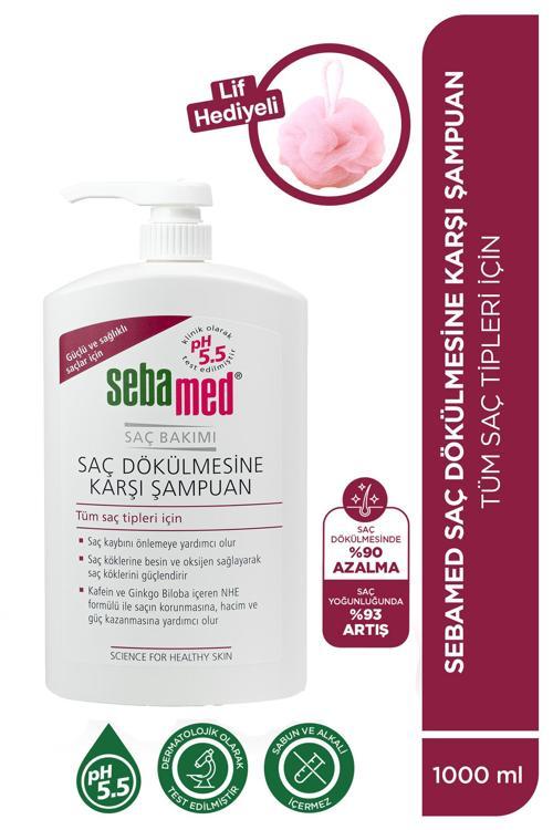 Saç Dökülmesine Karşı Güçlendirici Etkili Dökülme Karşıtı Şampuan 1000 ml Seti - Duş Lifi Hediyeli