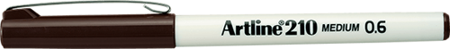 210 Keçe Uçlu Kalem 0.6mm Medium Liner Koyu Kahverengi